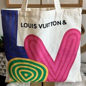 Louis Vuitton Canvas Eco tote bag Shenzhen Exhibit Limited Edition l New